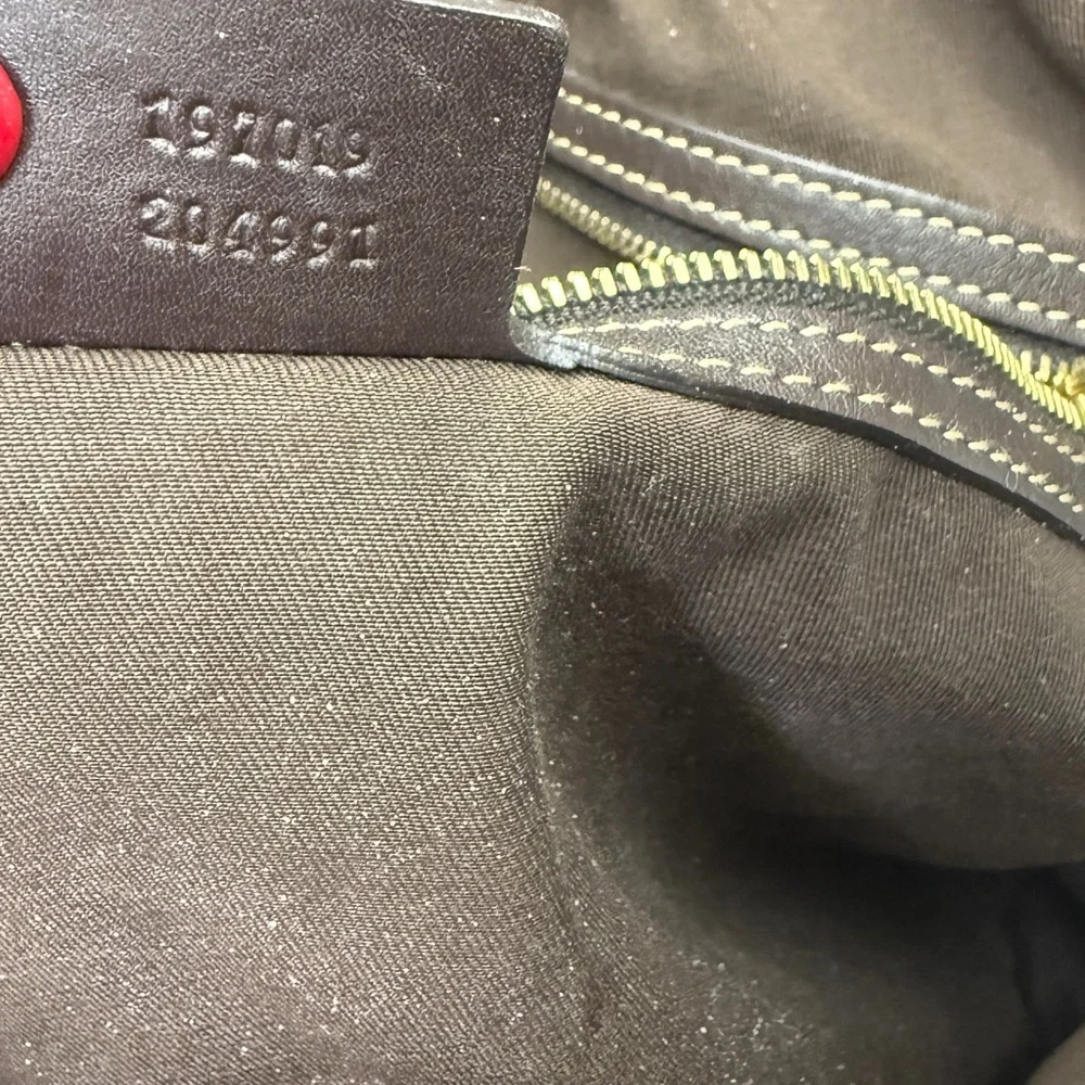 Gucci Beige/Brown GG Crystal Canvas Large Hysteria Hobo - Picture 13 of 14